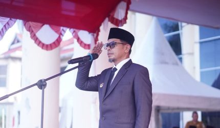 Pemerintah Kabupaten Bolaang Mongondow Utara (Boltara) menggelar Upacara Peringatan Hari Lahir Pancasila Tahun 2026 di Halaman Kantor Bupati Boltara, Senin (01/06/2026).