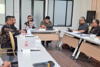 Bupati Boltara, Dr. Sirajudin Lasena audiensi dengan Direktur Pengembangan Kawasan Permukiman PKP RI