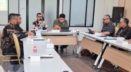 Bupati Boltara, Dr. Sirajudin Lasena audiensi dengan Direktur Pengembangan Kawasan Permukiman PKP RI