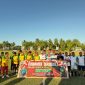 Bupati Boltara, Sirajudin Lasena membuka Open Tournament Sepak Bola Jagung Balap Cup (JBC) 2026 ditandai dengan pertandingan persahabatan antara Pemkab Boltara All Star melawan Jagung Balap All Star