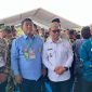 Bupati Boltara, Sirajudin Lasena dan Gubernur Sulut, Yulius Selvanus. 