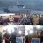 Bupati Kabupaten Kepulauan Sangihe Michael Thungari Bersama Nahkoda Kapal KRI SELAR 879 Laksamana Pertama (Laksma) TNI Endra Hartono