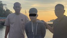Kalapas Tahuna Meidi Tigau bersama tim Berhasil meringkus WBP inisial RB yang mencoba melarikan diri 
