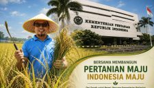 Bupati Boltara, Dr. Sirajudin Lasena saat panen raya di Desa Bintauna Pantai, Kecamatan Bintauna dan Foto Kementerian Pertanian Republik Indonesia