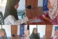 PLH Sekretaris Kampung Menyerahkan BLT-DD Kepada Masyarakat Kampung Bahu.