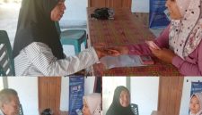 PLH Sekretaris Kampung Menyerahkan BLT-DD Kepada Masyarakat Kampung Bahu.