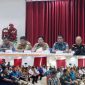 Bupati Kabupaten Kepulauan Sangihe Michael Thungari di dampiri Jajaran Forkompinda.