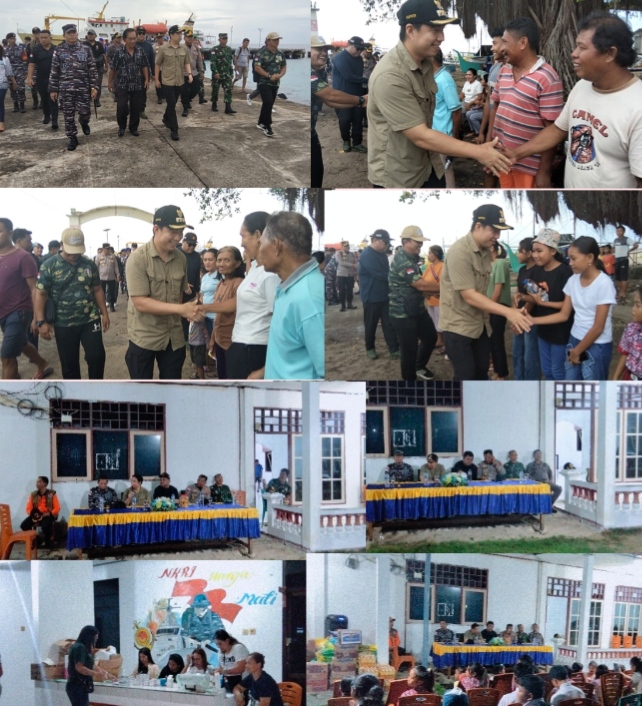 Bupati Kabupaten Kepulauan Sangihe Mengunjungi Pulau Marore Sambil Menyapa Warga Masyarakat Pulau Marore