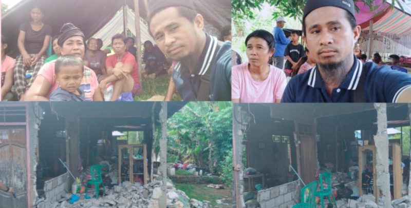 Jurnalis expektasi.com
Bersama dengan Warga Masyarakat Kampung Kawio yang berada di Tenda Pengungsian