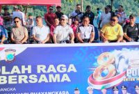 Bupati Kabupaten Kepulauan Sangihe Michael Thungari dan Wakil Bupati Sangihe Tendris Bulahari serta Jajaran Forkopimda