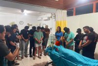 Foto istimewa (Pri Tribun) 
Diduga tertembak rekan sesama polisi, anggota Polres Boltara Briptu Excel Mamuli meninggal dunia