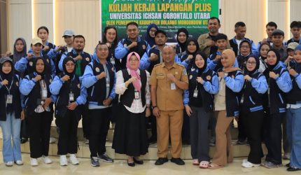 Pemerintah Kabupaten Bolaang Mongondow Utara (Boltara) menyatakan kesiapan untuk mendukung dan mendampingi pelaksanaan Kuliah Kerja Lapangan Plus (KKLP) mahasiswa Universitas Ichsan Gorontalo Utara (Gorut) di wilayah Kabupaten Boltara.