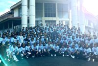 Gubernur Sulut Yulius Selvanus, Kepala BKPSDM Boltara Mirwan Datukaramat dan jajaran, dan peserta Latsar CPNS Boltara Angkatan XII tahun 2026 gelombang I di BPSDM Sulut