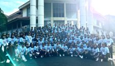 Gubernur Sulut Yulius Selvanus, Kepala BKPSDM Boltara Mirwan Datukaramat dan jajaran, dan peserta Latsar CPNS Boltara Angkatan XII tahun 2026 gelombang I di BPSDM Sulut