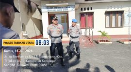 Kapolsek Tabukan Utara
Iptu David Kojongian Pimpin Apel Pagi