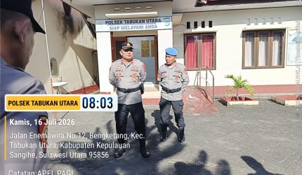Menjelang laga final Piala Dunia 2026 antara Spanyol dan Argentina yang dijadwalkan berlangsung pada Senin (20/7/2026), Kepala Kepolisian Sektor (Kapolsek) Tabukan Utara, Iptu David Kojongian, S.H., mengeluarkan imbauan kepada masyarakat untuk menjaga keamanan dan ketertiban masyarakat (kamtibmas).
