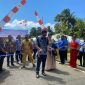 Bupati Kabupaten Kepulauan Sangihe Michael Thungari di dampingi Ketua TP-PKK Kabupaten Kepulauan Sangihe Ny. Cherry Thungari Soeyoenus