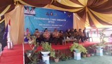 Kepala Sekolah SMAN I Bolangitang Hamjan Ahmad, tamu undangan dan jajaran tenaga pendidik 