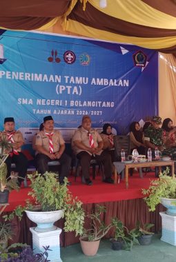 PTA SMAN 1 Bolangitang Resmi Dibuka, Momentum Pembentukan Karakter