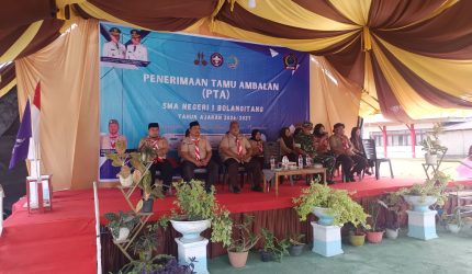 Kegiatan Penerimaan Tamu Ambalan (PTA) SMAN 1 Bolangitang kembali dilaksanakan sebagai bagian dari agenda rutin tahunan dalam pembinaan karakter dan kepramukaan bagi peserta didik baru.