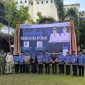 Bupati Boltara Dr. Sirajudin Lasena didampingi oleh Kepala BKPSDM Boltara Mirwan Datukaramat dan segenap jajaran pemkab Boltara serta Forkopimda saat prosesi launching aplikasi digital SIDAK ASN dan SIMPEGDA