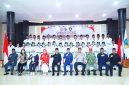 Bupati Boltara Sirajudin Lasena bersama Forkopimda dan 33 Paskibraka Tahun 2026