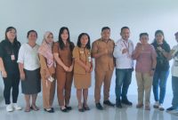Jajaran Pemerintah Kampung Biru, Bersama dengan Tim JPKP Sangihe.
