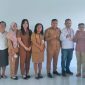 Jajaran Pemerintah Kampung Biru, Bersama dengan Tim JPKP Sangihe.