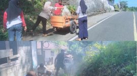 Kapitalaung Kampung Bahu Amir Mahmud Hapantenda Bersama Jajaran Perangkat Kampung