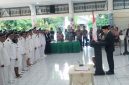 Bupati Kabupaten Kepulauan Sangihe Michael Thungari sementara memberikan arahan terhadap 97 Pj Kapitalaung