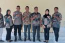 Panitia Pemilihan Kampung Bahu Bersama dengan Kedua Calon Kapitalaung serta Bhabinkamtibmas Polsek Tabukan Utara
