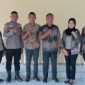 Panitia Pemilihan Kampung Bahu Bersama dengan Kedua Calon Kapitalaung serta Bhabinkamtibmas Polsek Tabukan Utara