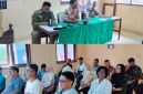 Camat Tabukan Utara di dampingi Sekcam dan Danramil Tabukan Utara, serta 22 Pj Kapitalaung se Kecamatan Tabukan Utara