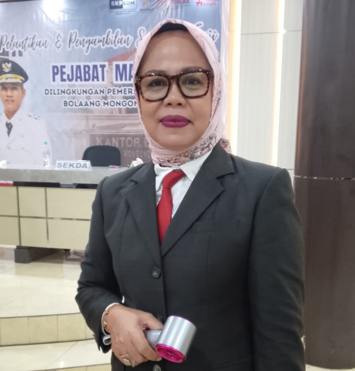 Kepala Dinas Komunikasi dan Informatika (Kominfo) Kabupaten Bolaang Mongondow Utara (Boltara), Sriwahyuni Pontoh