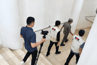 Sejumlah personel KPK RI di Kantor Bupati Boltara