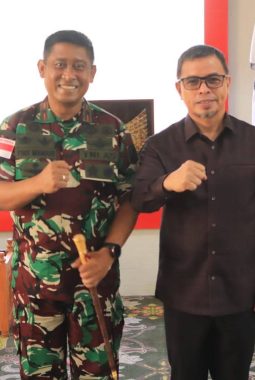 Bupati Boltara Terima Kunjungan Perdana Danrem 131/Santiago