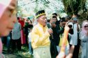 Ketua Dewasa Pembina Rumpun Keluarga Salim (RKS) dan Aliansi Adat Bintauna, Ibrahim Paulus. 