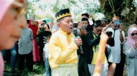 Ketua Dewasa Pembina Rumpun Keluarga Salim (RKS) dan Aliansi Adat Bintauna, Ibrahim Paulus. 