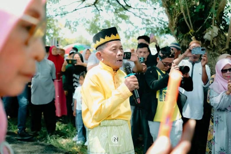 Ketua Dewasa Pembina Rumpun Keluarga Salim (RKS) dan Aliansi Adat Bintauna, Ibrahim Paulus. 