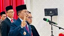 Pj Sekda Sangihe Johanis Emil Hengkeng Pilat, Prosesi pengambilan Sumpah jabatan