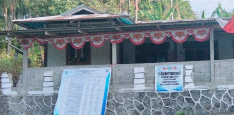 Foto : Kantor Kapitalaung Kampung Bahu