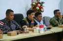 Bupati Kabupaten Kepulauan Sangihe memimpin jalanya Rapat Koordinasi Penanganan Kebakaran Hutan di Gunung Awu