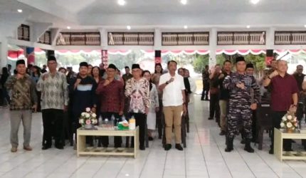 Menghadapi kemarau panjang dan kebakaran hutan dan lahan (Karhutla) yang melanda sejumlah wilayah Kabupaten Kepulauan Sangihe, Kantor Kementerian Agama (Kemenag) Kabupaten Kepulauan Sangihe bersama Forum Kerukunan Umat Beragama (FKUB) menggelar Doa Lintas Agama