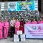 Kapolsek Tabukan Utara Iptu David Kojongian, Ketua Bhayangkari Tabukan Utara Ny. Nancy David Bersama Jajaran Bhayangkari Ranting Tabukan Utara, serta Pj Kapitalaung Kampung Bahu
