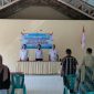 Pemerintah Kampung Bahu Bersama dengan Perwakilan Pemerintah Kecamatan Tabukan Utara, Ketua MTK serta Undangan Masyarakat Kampung Bahu saat menyanyikan lagu Indonesia Raya