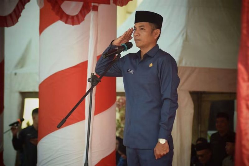 Plt. Bupati Boltara Mohammad Aditya Pontoh bertindak sebagai Inspektur Upacara pada peringatan Hari Kesaktian Pancasila 2026
