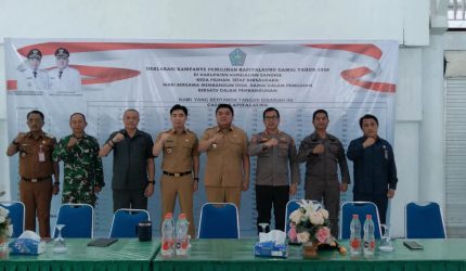 Menjelang pelaksanaan Pemilihan Kapitalaung Serentak Kabupaten Kepulauan Sangihe Tahun 2026, Bupati Kepulauan Sangihe Michael Thungari, S.E., M.M., menekankan pentingnya netralitas, sportivitas, serta pelaksanaan kampanye secara damai dan demokratis.