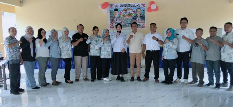 Panitia Pemilihan Kapitalaung Kampung Bahu dan Kedua Calon Kapitalaung Kampung Bahu, Penjabat Kapitalaung bersama Perangkat, Ketua MTK bersama Anggota