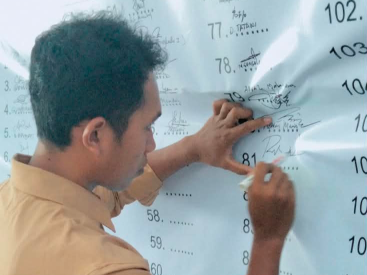 Calon Kapitalaung Terpilih Rizky M. Siokona